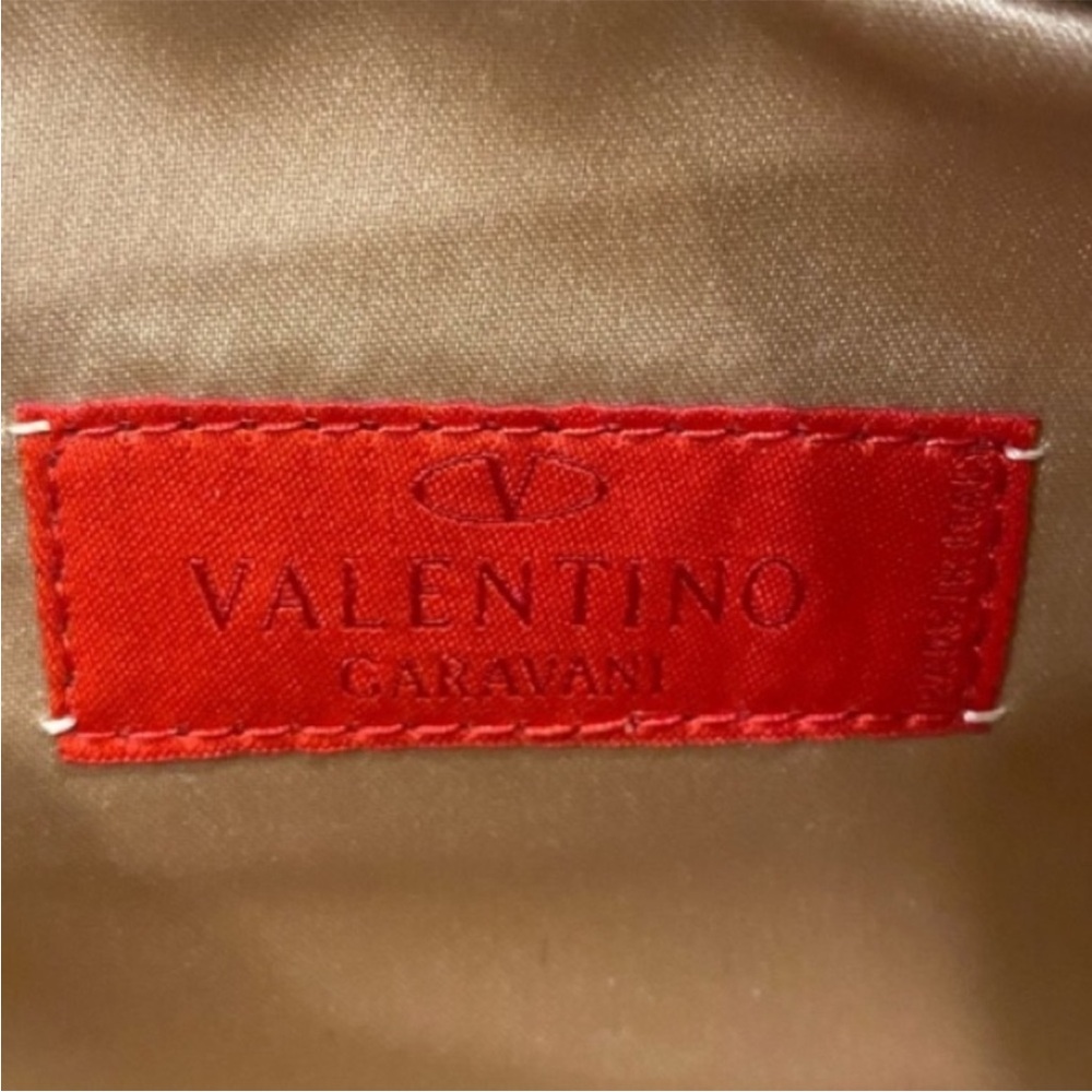 Valentino pony hair fur leopard bow clutch - Picture 4 of 11
